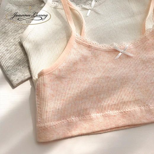 JOANNALONNG Kid's 春夏A类一体式莫代尔棉少女背心文胸一阶段 商品图2