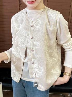 【不换不退】良木礼中式钩花马甲