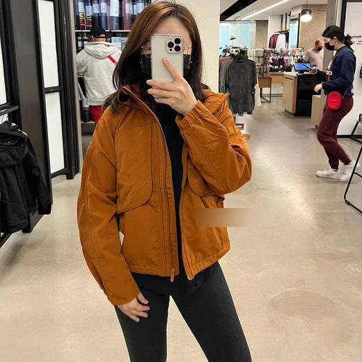 洛诗琳12649新款设计感隐藏帽两穿短款夹克外套女816 商品图0
