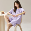 自然醒青梨家居服睡衣女款夏季100纯棉短袖短裤夏天家居服女士夏款套装可外穿QH 商品缩略图6