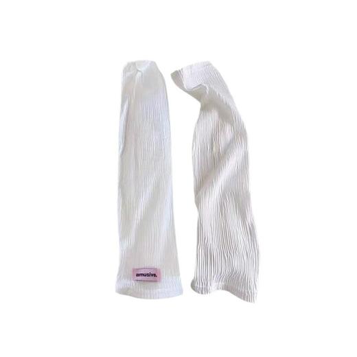 2025【露思同款】冰丝冰袖夏季防晒袖套 女生防紫外线薄款护臂开车手袖 商品图4