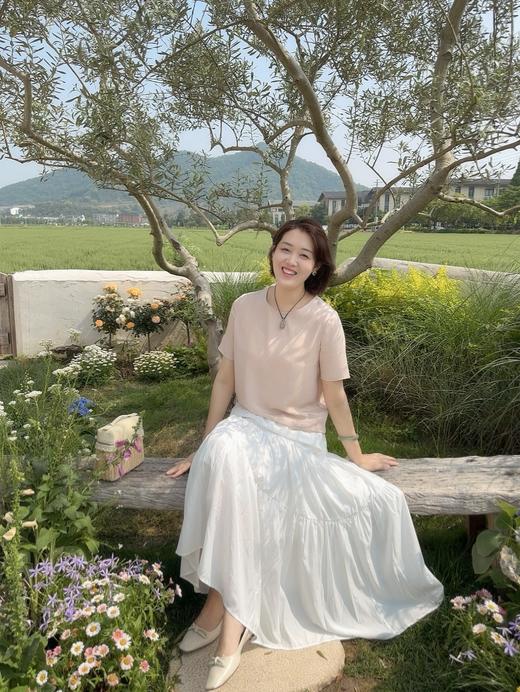 火桐hooton 高货系列 25姆米高密弹力重绉短袖YT2011 商品图0