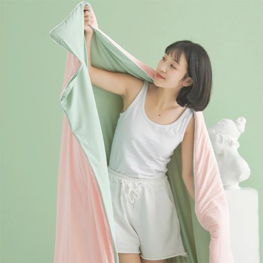 清凉一楼兰夏必备黑科技纯色夏凉被AB面双色透气清凉 商品图1