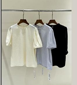 588311 镂空钉珠真丝上衣 商品图2