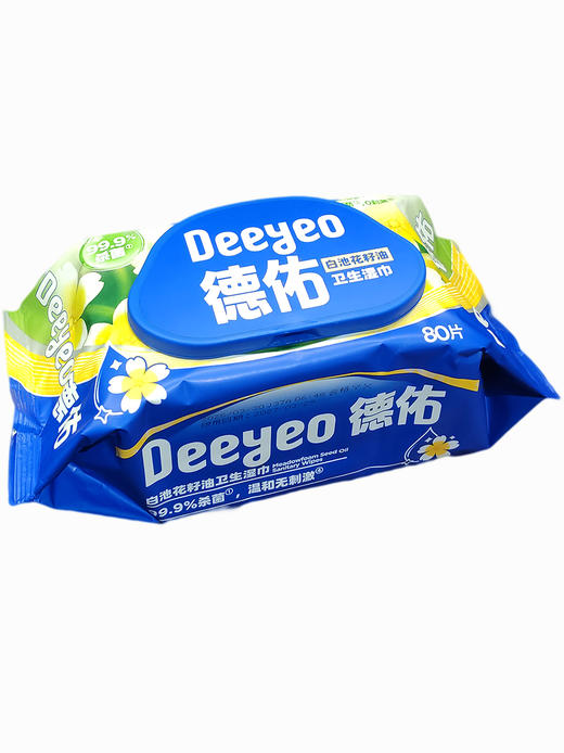 德佑80片2294白池花籽油湿厕纸 商品图0