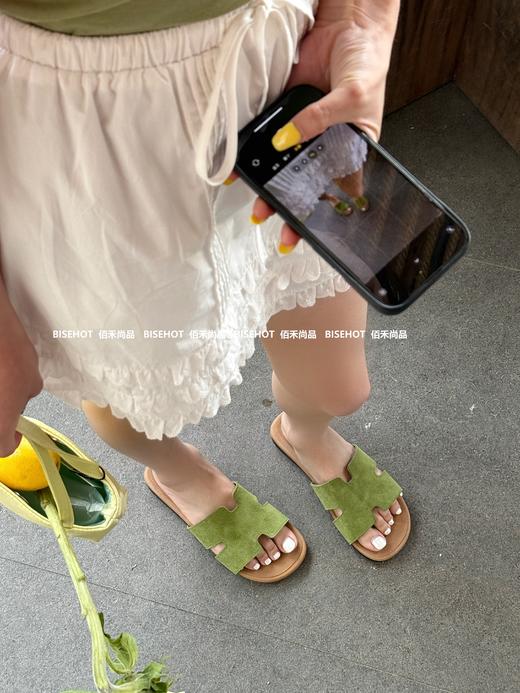 新品磨砂平底拖鞋689B52576（W） 商品图5