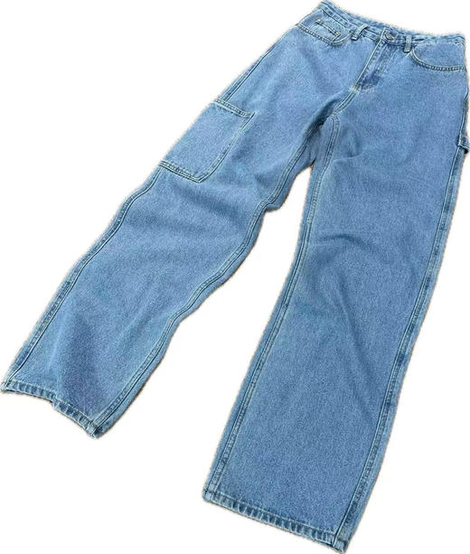 【THE ROW】简约工装直筒牛仔裤。自己备注号码 商品图3