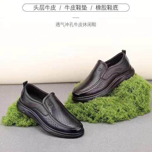 蜘蛛王2L48F035-10商务休闲男鞋 商品图0