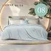 水星集团百丽丝家纺芙兰桃喜·云水蓝/桃桃粉茶茶有机蚕丝填充夏被 商品缩略图3