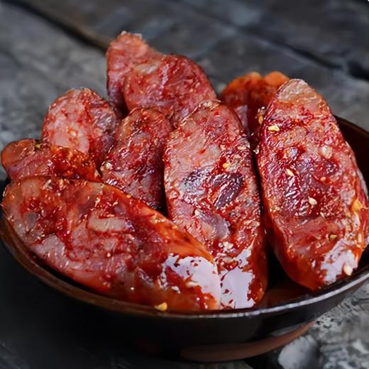 湖北襄阳保康县山水韵麻辣腊肠500g/袋 商品图2