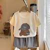 儿童短袖套装夏季新款男女童宝宝休闲韩版透气夏装童装童裤批发 商品缩略图1