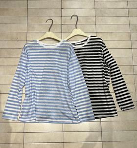 【门店同款】ENJOY夏季韩系轻透条纹T 162406409