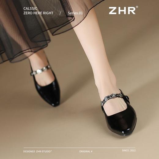 ZHR则则金属饰扣穆勒拖鞋女2025新款舒适透气柔软内增高包头拖 商品图8
