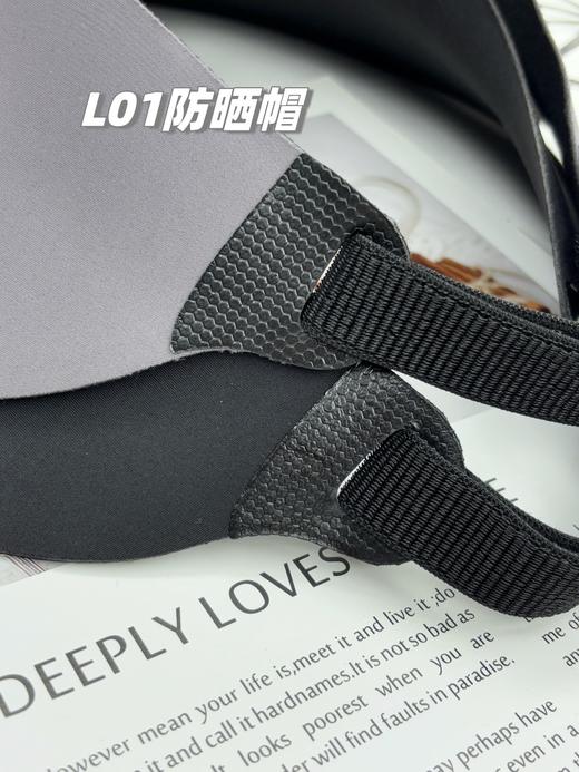 D042628新款情侣款无感3D一体冰丝UV防晒空顶帽 商品图2