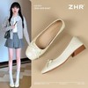 ZHR法式平底浅口单鞋女2025新款舒适轻便奶奶鞋软底ins百搭小皮鞋 商品缩略图0