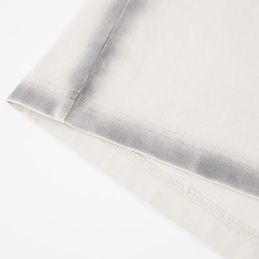 【断码清仓】HX 夏季圆领短袖阔版纯棉T恤复古喷染C102520191101 商品图11