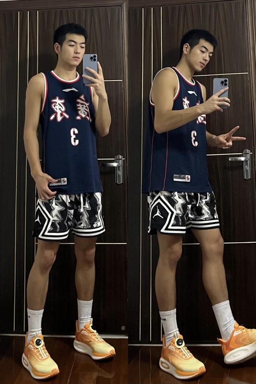 清仓   做独家！新配色，得物销量冠军！四色！ Airjordan美式短裤 球星郭艾伦同款飞人运动篮球短裤 男女同款 ~ 商品图3