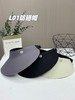D042628新款情侣款无感3D一体冰丝UV防晒空顶帽 商品缩略图1