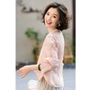 西子/重磅桑蚕丝冠乐绉花罗新中式长袖喇叭袖提花上衣/SYBH1367 商品缩略图1