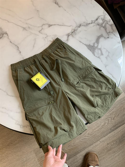 工装风！立体大口袋！2025松紧腰夏季男士松紧腰系带五分裤短裤！ 商品图6