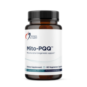 【大脑辅酶PQQ+红景天配方】28年7月效期 Mito PQQ 60粒 益脑辅酶因子  大脑精力恢复 睡眠健康 DFH健康设计