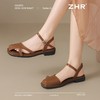 ZHR网红包头凉鞋女2025新款高级浅口小皮鞋洋气小香风优雅凉鞋女 商品缩略图4