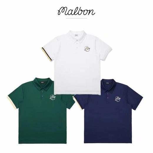 25 夏季新款韩 malbon  小精灵三个色 高尔夫 短袖POLO 休闲透气 商品图1