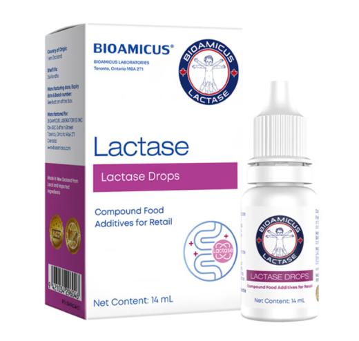 【刮码发货】百适滴液体乳糖酶14毫升/瓶（盒装） 商品图0