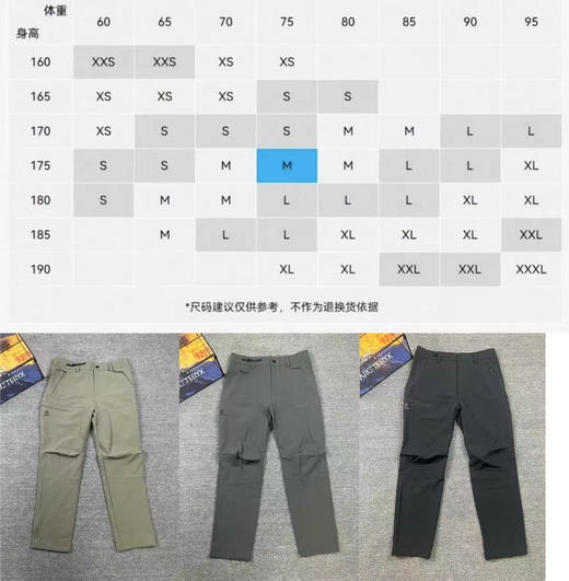 原单正品！凯乐石KAILAS T10-M系列运动户外登山裤 认准独家渠道，独家配色！无吊牌
   尺码：m-xxl 
   颜色：玄青黑 暗苔绿 钛铁灰 商品图8
