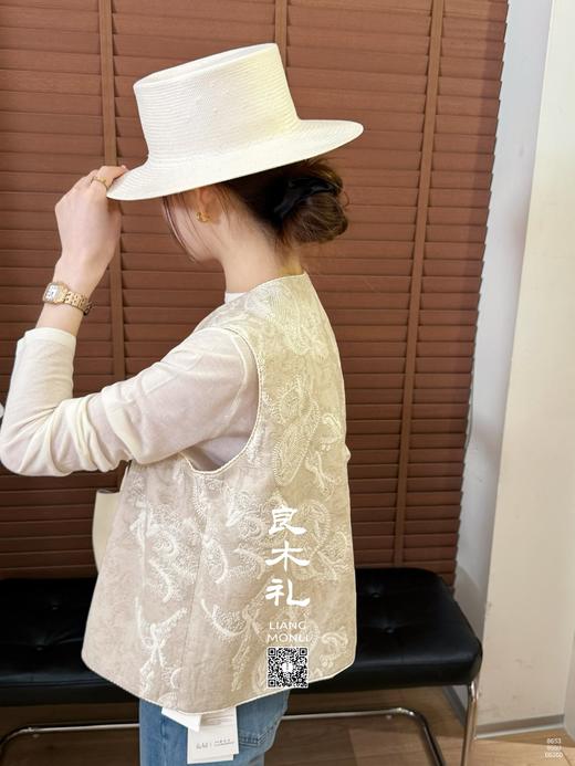 【不换不退】良木礼中式钩花马甲 商品图2