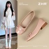 ZHR法式平底浅口单鞋女2025新款舒适轻便奶奶鞋软底ins百搭小皮鞋 商品缩略图1