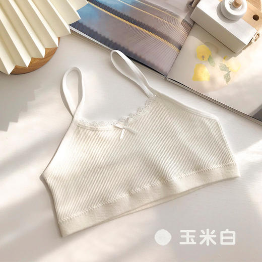 JOANNALONNG Kid's 春夏A类一体式莫代尔棉少女背心文胸一阶段 商品图5