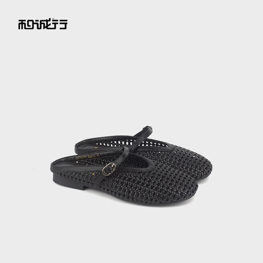 和诚行 2025夏季新款时尚百搭半包拖鞋女舒适一脚蹬穆勒鞋0770197 商品图4