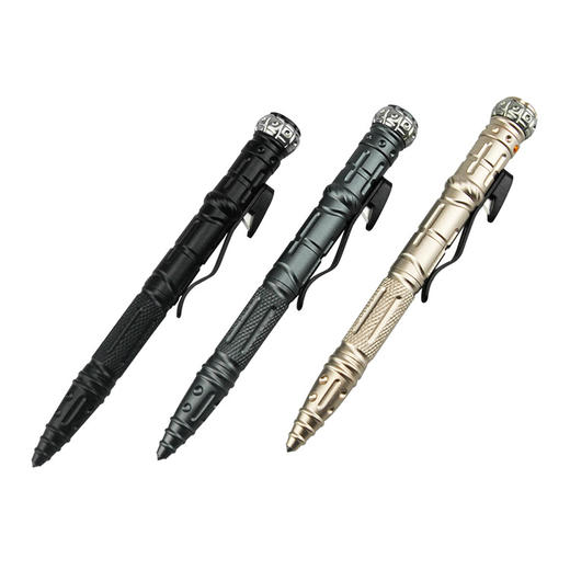 户外多功能可充电战术笔电池款陀螺笔铝合金多功能钨钢防狼笔 商品图7