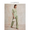 C+IMPRESS/西嘉欧若风醋酸鎏光感阔腿裤扭结衬衫套装女夏季新款CS2502080 商品缩略图3