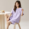 自然醒青梨家居服睡衣女款夏季100纯棉短袖短裤夏天家居服女士夏款套装可外穿QH 商品缩略图5
