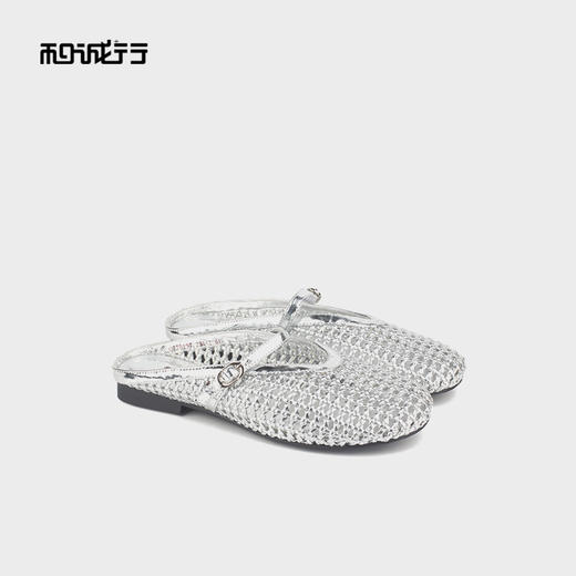 和诚行 2025夏季新款时尚百搭半包拖鞋女舒适一脚蹬穆勒鞋0770197 商品图3