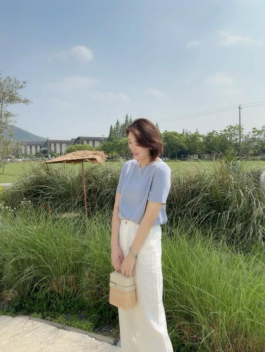 火桐hooton 高货系列 25姆米高密弹力重绉短袖YT2011 商品图8