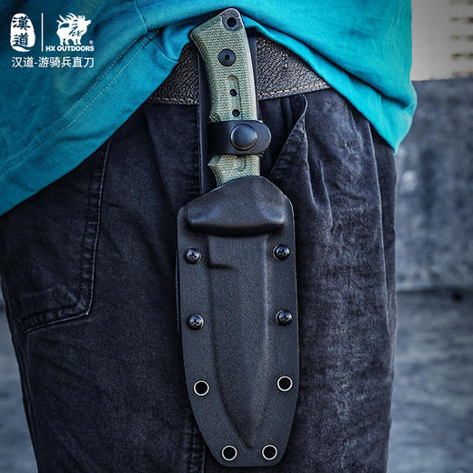 汉道【游骑兵战术直刀】户外高硬度生存直刀 商品图7