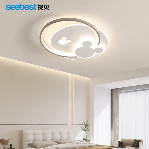 小米奇圆-厚板卧室灯 商品图0