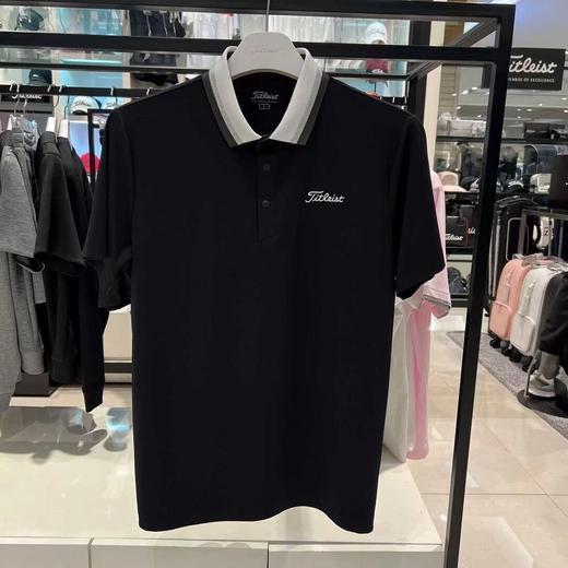 TIT25夏季新款 高尔夫 男短袖T恤  高弹 翻领POLO 衫 商品图1