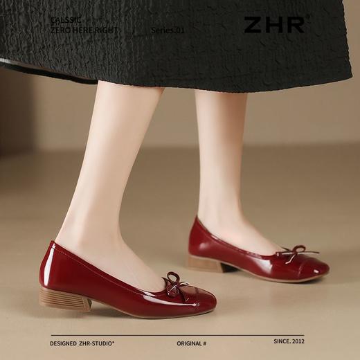 ZHR法式平底浅口单鞋女2025新款舒适轻便奶奶鞋软底ins百搭小皮鞋 商品图8