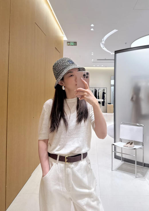 【高品质私服】【ED汉麻轻薄针织衫短袖上衣】H型宽松版型，满足日常休闲与通勤穿搭G1355-CC【无标出货 介意慎拍】 商品图7