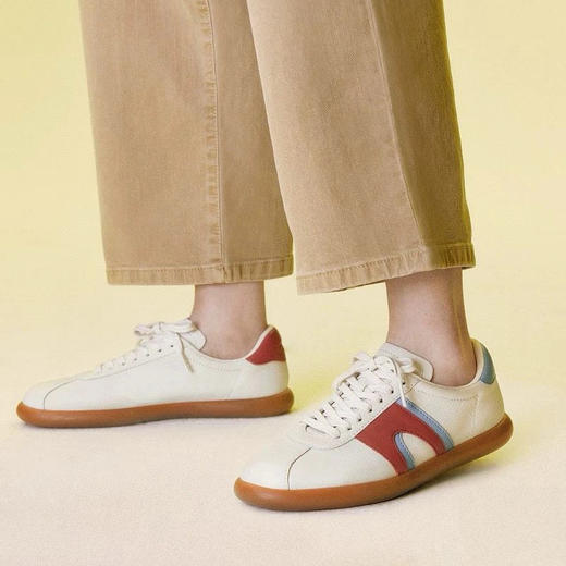 427-1 纯圆正 camp情侣款 内外全皮德训鞋 亲肤透气 光脚也能暴走 商品图6