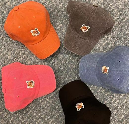 2025新款！狐狸刺绣！水洗颜色！帽子！户外可调节男女同款！ 商品图0