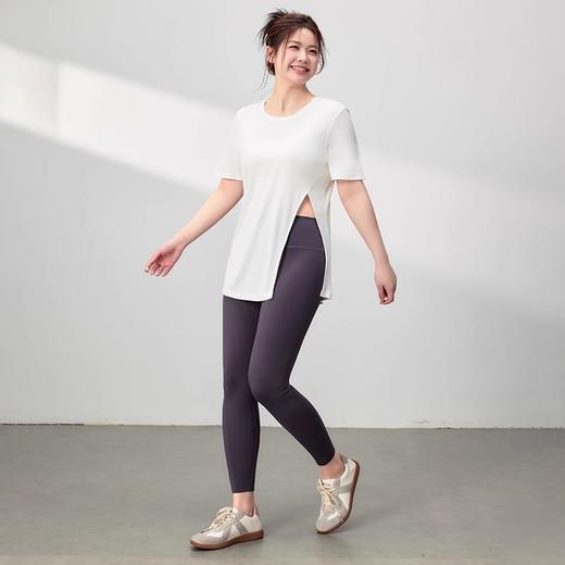 【限时秒】YOGACODE【火树银花系列】大码短袖女Ｔ恤宽松显瘦瑜伽服罩衫DWY215198 商品图4