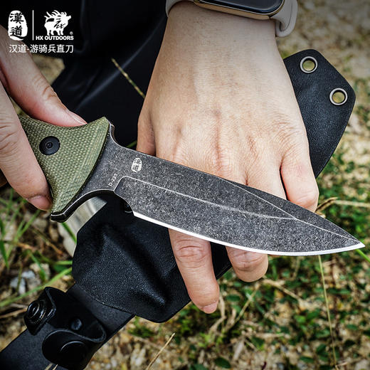 汉道【游骑兵战术直刀】户外高硬度生存直刀 商品图10