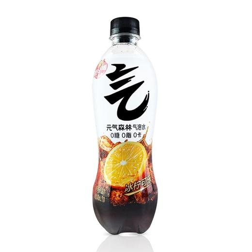 元气森林 柠檬可乐味苏打气泡水 480ml/瓶 商品图0