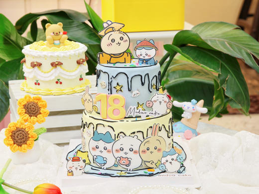 卡通主题款 chiikawa吉伊 小八 乌萨奇 派对 商品图0