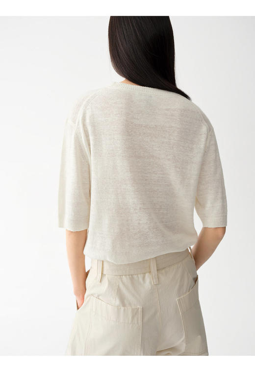 【高品质私服】【ED汉麻轻薄针织衫短袖上衣】H型宽松版型，满足日常休闲与通勤穿搭G1355-CC【无标出货 介意慎拍】 商品图10